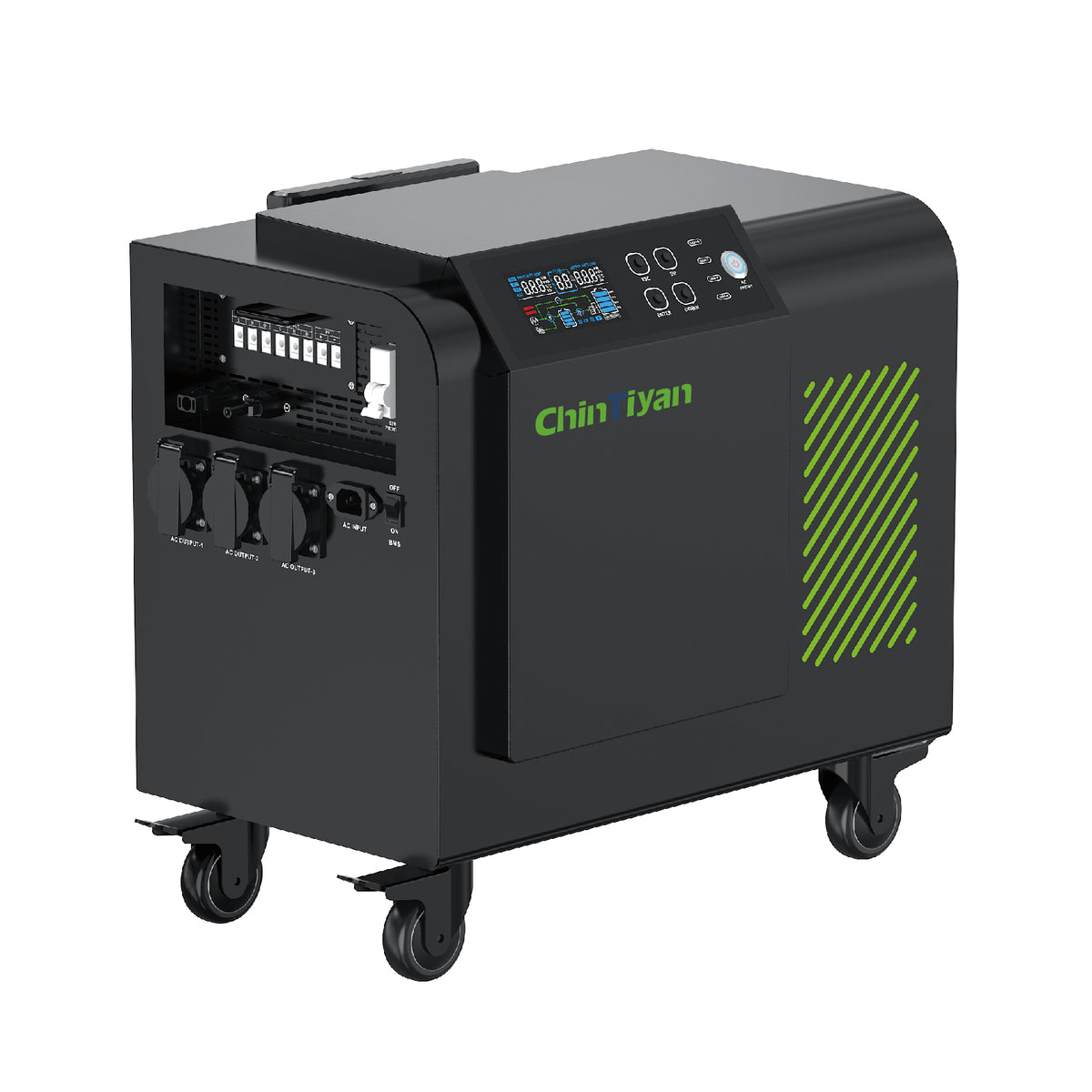 QT-BH0404A 3600W 3840Wh EUTrolley Portable Energy Storage Station For Home Power Generation
