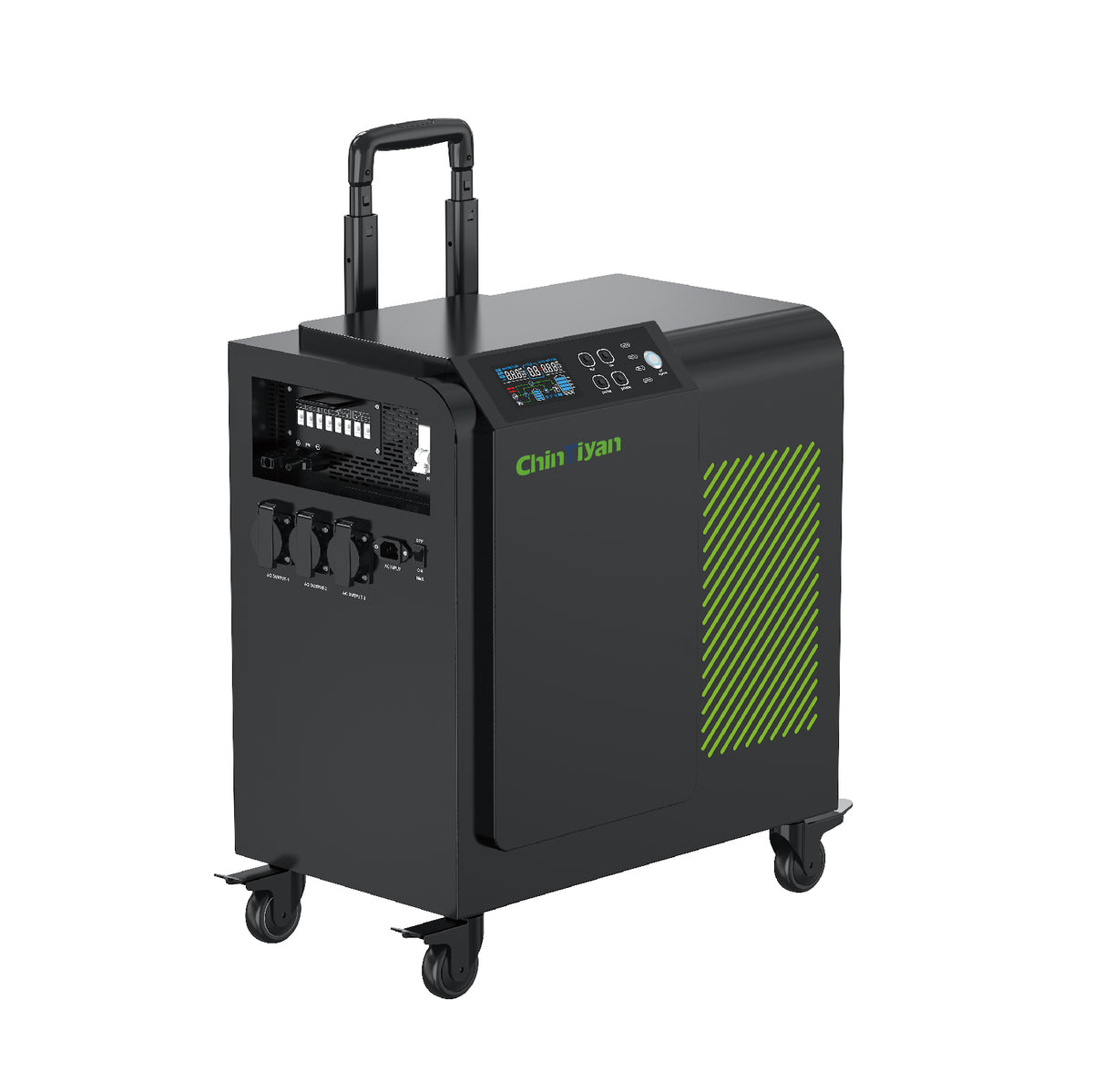 QT-BH0505C 5000W 5210Wh EU Trolley-Style Portable Power Station For Home and Outdoor Use