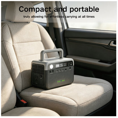QT-BP030B 300W 230.4Wh US Pure Sine Wave LiFePO4 Solar Generator Portable Power Station