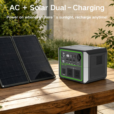 QT-BP060B 600W 336Wh US Portable Power Station Camping Solar Generator