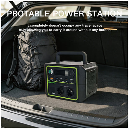 QT-BP060B 600W 336Wh Portable Power Station Camping Solar Generato