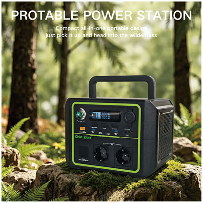QT-BP060B 600W 336Wh Portable Power Station Camping Solar Generato